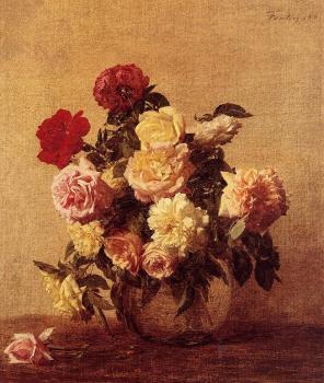 Henri Fantin-Latour : Roses XII